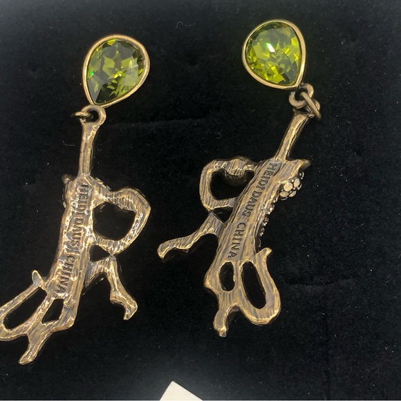 Heidi Daus Swarovski Crystal Monkey earrings - Picture 6 of 6